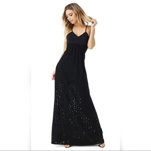 Sky Beaded Eyelet Maxi
